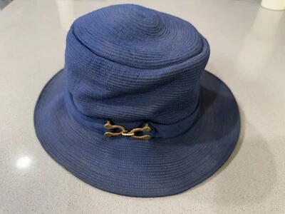 Gorra DE COLECCIÓN Philip Somerville Lord & Taylor Salón Azul Mujer Inglaterra Foto 1 de 4