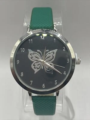 Greater Good 不锈钢蝴蝶女士手表-全新电池! — 第 1/4 张图片