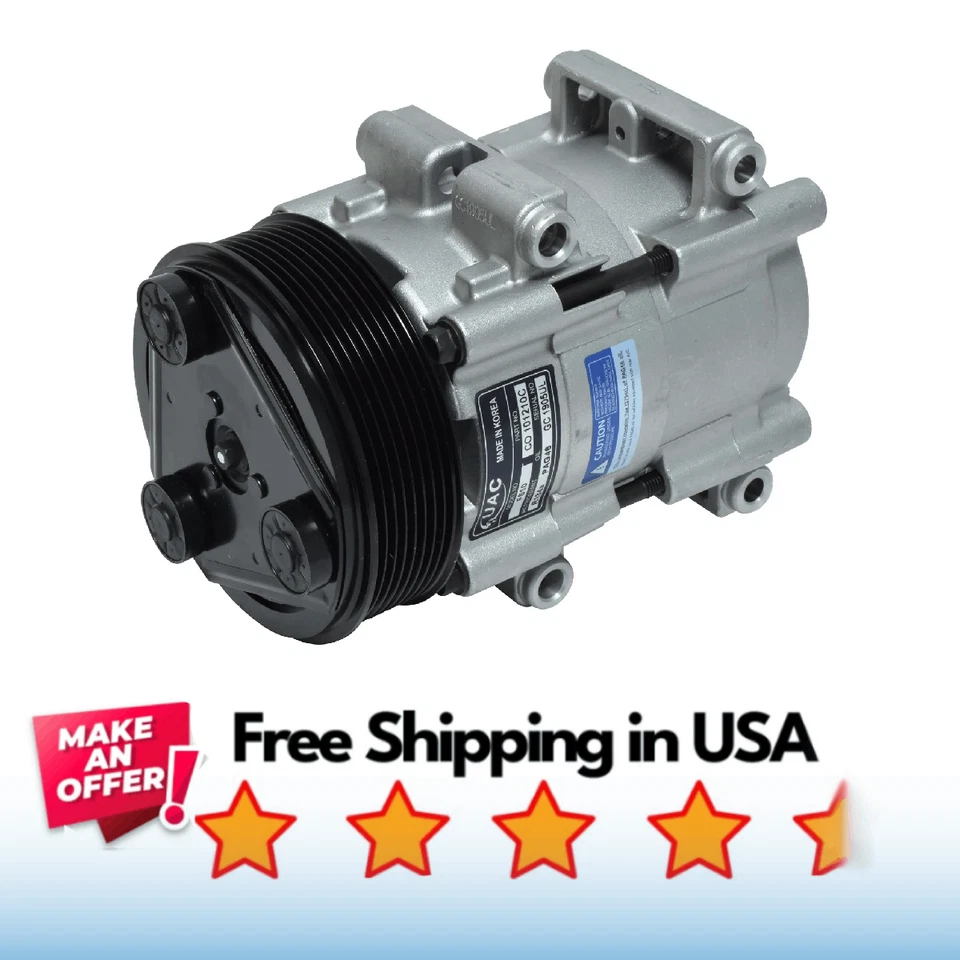 Compressor A/C Fit Ford Thunderbird 1989-1995, Mercury Cougar 1989-1990 - Image 1 of 1