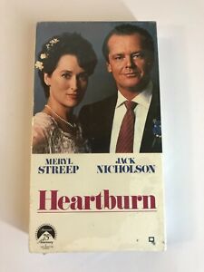 New Heartburn (1987, VHS) Paramount MGM Video Watermark Nicholson Streep