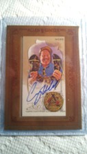 2023 Topps Allen And Ginter Casey Webb Mini Gold Frame On-Card Auto #MA-CW