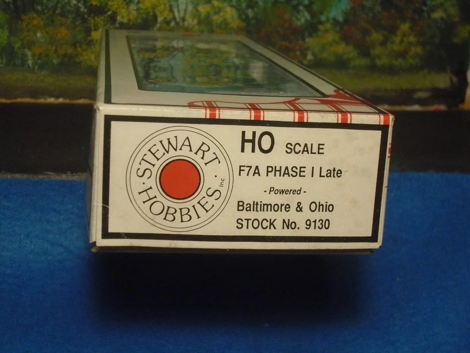 HO Scale Stewart Baltimore & Ohio F7a Phase 1 Late Powered Stk 9130