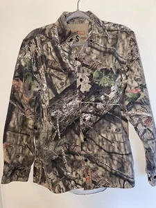 RedHead Silent Hide Mossy Oak Shirt Jacket Mens Small Bass Pro Camo - Picture 1 of 6