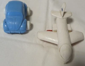 2 Viking Plast Modelle VW-Käfer & Flugzeug Vintage - Imagen 1 de 5
