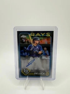 2024 Topps Chrome Baseball Jonny DeLuca AC-JD Refractor Auto #d 278/499 RC - Picture 1 of 2