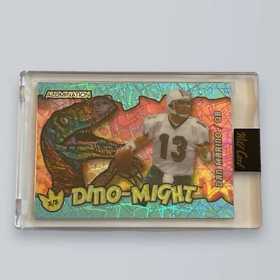 Comodín Dan Marino 2023 3/3 raro aluminio Dino-might Foto 1 de 4