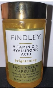 FINDLEY Vitamina C y Ácido Hialurónico / Suero Facial Iluminador CÁPSULAS PIEL 60 PIEZAS - Imagen 1 de 1