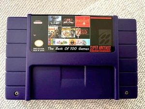 Super Nintendo The Best Of 100 Games Cart - Picture 1 of 1