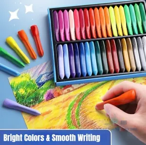 Crayons NEW Triangle Plastic 12 Pack No Melting Or Dirtying Hands Ages 3+ Older - Picture 1 of 11