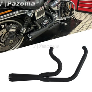 Silenciador de escape completo 2 en 1 para Dyna Super Glide Custom FXDC Low Rider S FXDLS - Imagen 1 de 9
