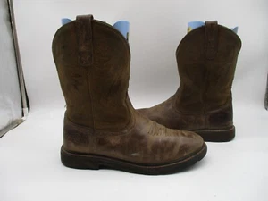 Botas vaqueras occidentales de cuero marrón Ariat para hombre talla 9,5 estilo D #ASTM F2892-11 - Imagen 1 de 10