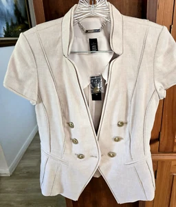 White House Black Market Tan Jacket, Sz 2, NWT - Picture 1 of 7