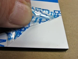 Alu-Verbundplatte 4 mm weiß Zuschnitt 625x149/142 mm, Deckschicht 0,3 mm DIBOND® - Bild 1 von 3