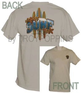 CAMISETA IMPRESA GRÁFICA DE VACACIONES DE 1 HOMBRE WEAR-SURF CON CREST SURF BOARD HAWAII VACACIONES - Imagen 1 de 5