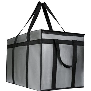 New-4 PACK XXXL Insulated Food Delivery Bag Cooler Bags Keep Food Warm Ca - Picture 1 of 15