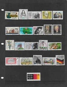 Estampillas de Alemania: 1985 Commems #1432/1452; Juego completo de 21 diferentes, usadas - Imagen 1 de 1