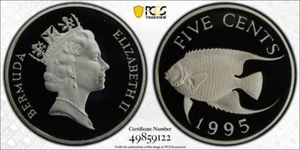 1995 5C PCGS PR70DCAM Bermuda - Picture 1 of 5