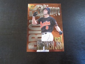 1997 Circa Super Boss Embossed # 15 Cal Ripken Jr Card (B62) Baltimore Orioles