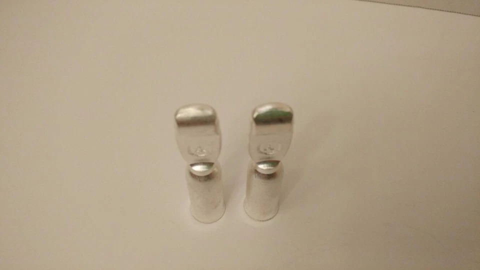 SET OF TWO CONTACT PINS FOR 175AMP ANDERSON CONNECTORS, #2 GAUGE, FAST SHIPPING - Image 1 of 1