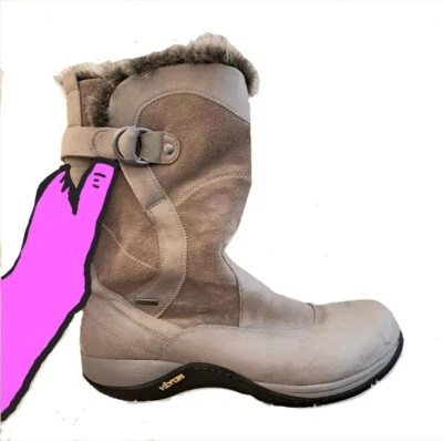 Ships Free! EUC - Dansko Cynthia Mid-Calf Slouch Waterproof Boots Sz 41 10-10.5 - Image 1 of 4