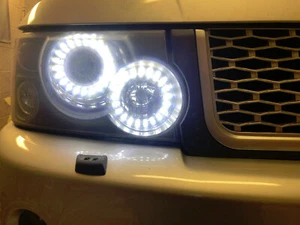 Range Rover Sport 2005-2009 Headlight Conversion to 2013 Staggered LED Lighting - Picture 1 of 6