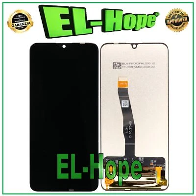 DISPLAY LCD PER HUAWEI P SMART 2019 POT-LX1 POT-LX2 AL00 TOUCH SCREEN VETRO NERO - Immagine 1 di 3