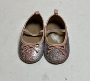 Old Navy Toddler Girls Ballet Shoe Slip On 18-24 Months Multi Glitter - Picture 1 of 4