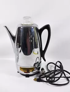 VTG - Universal Coffeematic 4460 Percolator - Stainless Steel Clear Top - WORKS - Picture 1 of 9