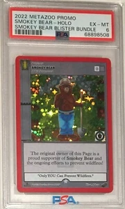 2022 Metazoo 1st Edition Wilderness Big Box Promo PSA 6 Smokey The Bear Holo - Picture 1 of 2