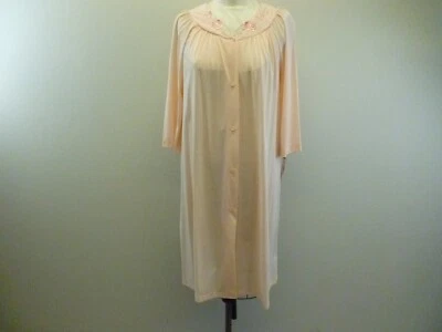 Shadowline Irregular 3/4 Sleeve Button Down Robe(77280) - Image 1 of 4