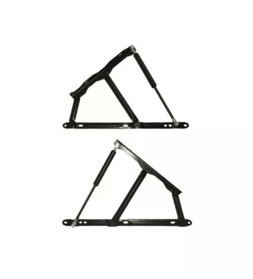 2 x Ottoman Storage Bed Lift Up Bed Hinge Mechanism and Gas Struts 600N and 800N