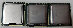 Lot of 3 Intel Xeon X5570 SLBF3 2.93Ghz/8M/6.40 4 Core LGA1366 CPU Processor - Picture 1 of 2