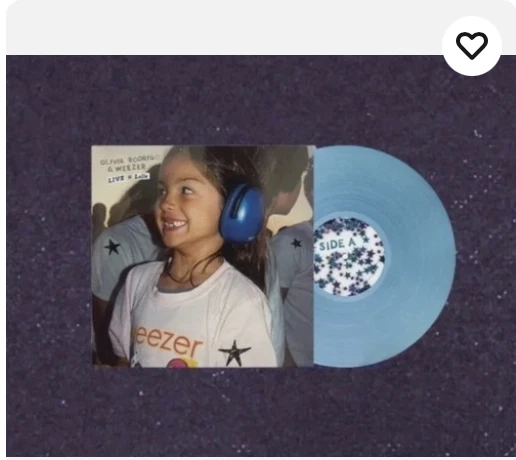 Olivia Rodrigo  Weezer Live Singles Day Exclusive 7" Inch Vinyl /5000 Presale Foto 1 de 1