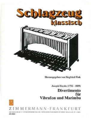 Divertimento Franz Joseph Haydn Book [Softcover] Vibraphone and Marimba Musikver - Image 1 of 3