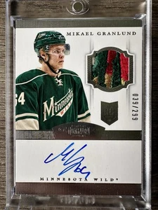 2013-14 Panini Dominion Mikael Granlund Rookie Patch Auto Top Set Patch - Picture 1 of 3