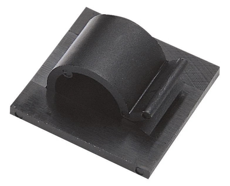 HELLERMANNTYTON - Pengapit Kabel Nylon Berpelekat Hitam 14mm 50 Keping - Image 1 of 1