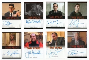Twin Peaks Log Lady Chronicles Autograph Lot 8 Cards Fischler Broski Farren - Picture 1 of 18
