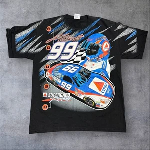 VTG JEFF BURTON CITGO RACING MENS XL ALL OVER PRINT DOUBLE SIDED NASCAR SHIRT - Picture 1 of 6