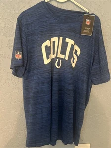 Indianapolis Colts NIKE NFL Dri Fit SHIRT Men’s XL Blue Short Sleeve Nwt - Picture 1 of 7