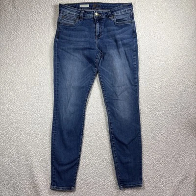 KUT from the Kloth Womens Mia Toothpick Skinny Jeans Size 10 Medium Wash Stretch - Image 1 of 4