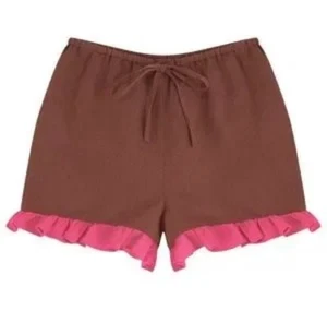 Pijama Dora Larsen Emelie mezcla lino y algodón orgánico parte inferior talla 8 nuevo sin etiquetas - Imagen 1 de 7