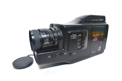 Vintage Toshiba Camcorder A1-420P Triple Digital VHS-C PAL Untested - Image 1 of 4