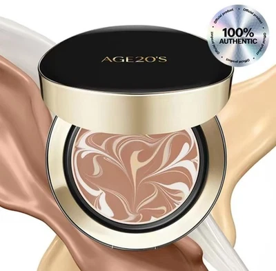 AGE20 Essence Pact SPF 50+ 27C Honey| Korean Cushion Foundation Tinted Sunscreen - Image 1 of 4