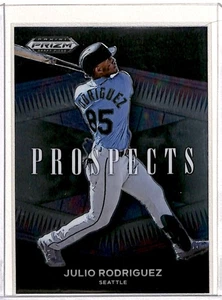 2021 Panini Prizm Draft Picks Prospects Julio Rodriguez Seattle Mariners #P-JR - Picture 1 of 2
