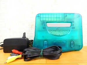 Nintendo 64 N64 Clear Blue Konsole ohne Controller Japan Region getestet funktioniert - Bild 1 von 9