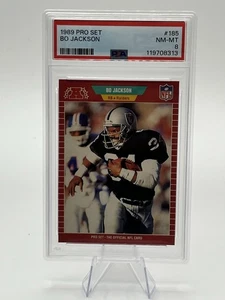 1989 Pro Set - Bo Jackson #185 PSA 8 - Picture 1 of 2