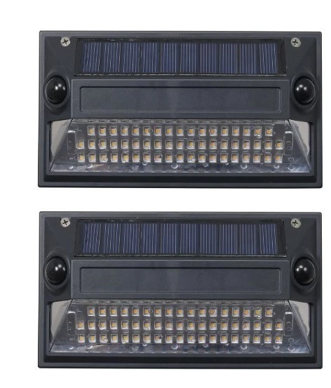 Paquete de 2 luces LED solares de pared/valla con sensor de movimiento dual Westinghouse 1000 lúmenes Foto 1 de 4