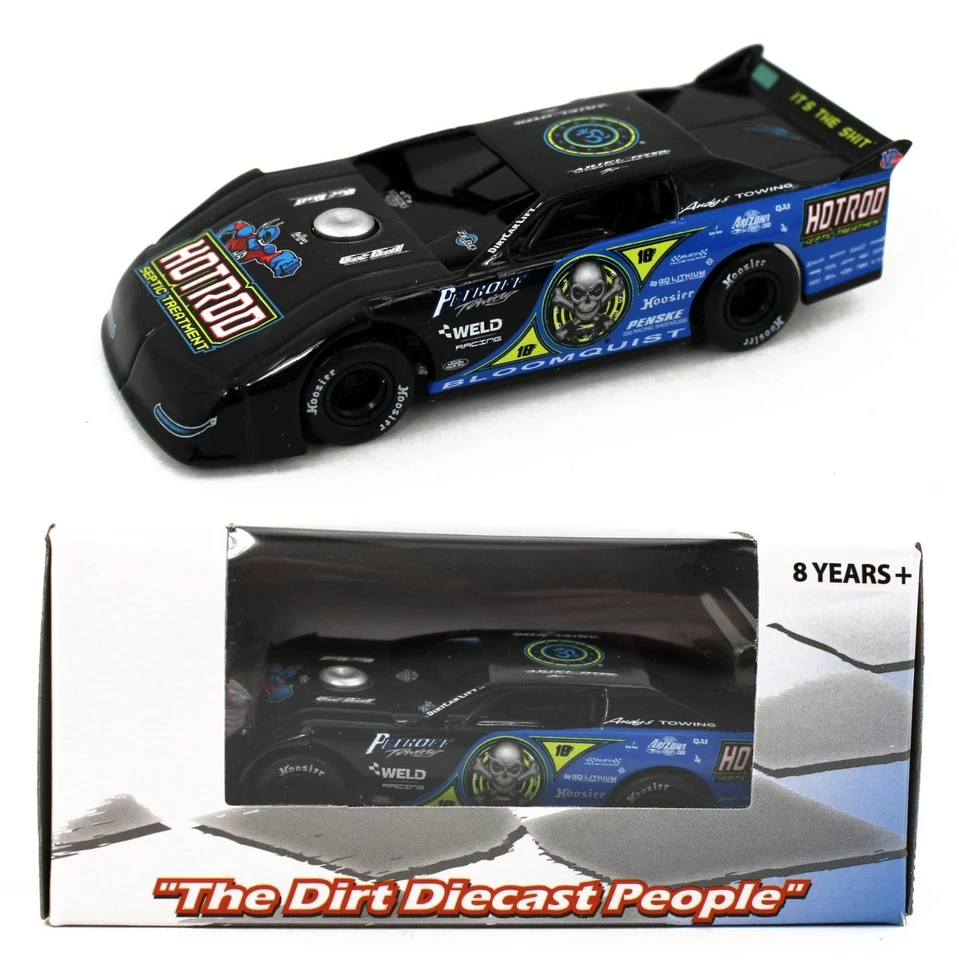 1 64 ADC 2024 Dirt Late Model SCOTT BLOOMQUIST #0 "Neon Dream" DW624M557