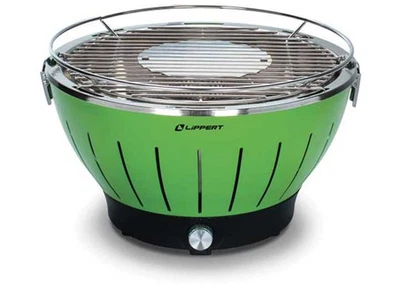 Lippert 2021106516 Odyssey Portable Charcoal Grill - Green - Image 1 of 4