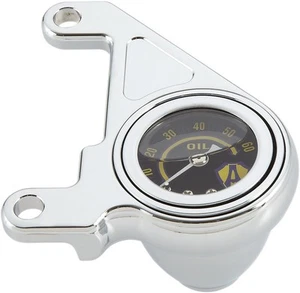 Arlen Ness Moto Motorcycle Oil Pressure Gauge Kit For Harley Davidson FLD 1690 - Picture 1 of 2